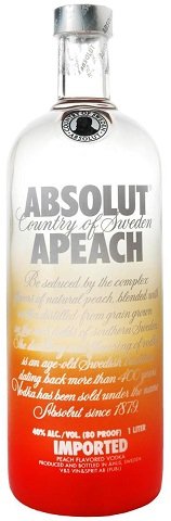 absolut apeach 750 ml single bottle chestermere liquor delivery