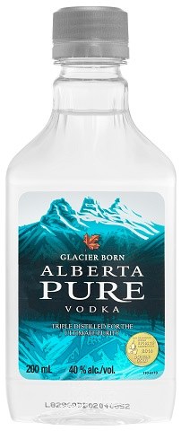 alberta pure vodka 200 ml single bottle chestermere liquor delivery