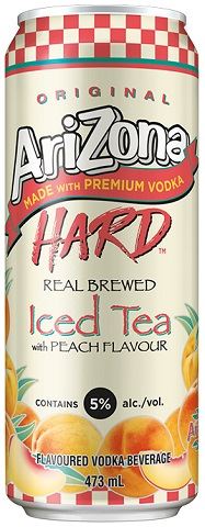 arizona hard peach iced tea 473 ml single can chestermere liquor delivery