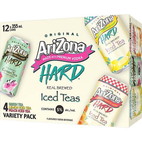 arizona iced teas mixer 355 ml - 12 cans chestermere liquor delivery