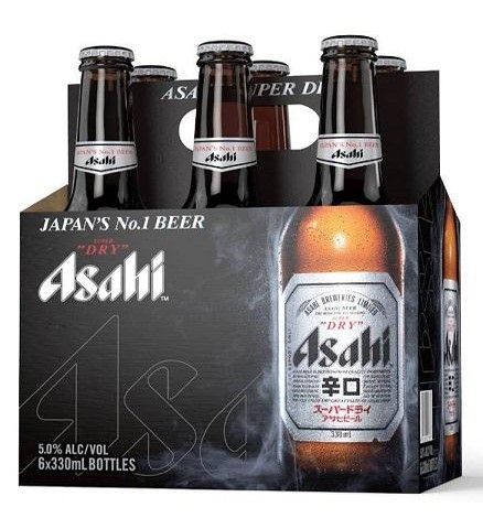 asahi dry 330 ml - 6 bottles chestermere liquor delivery