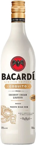 bacardi coquito coconut cream liqueur 750 ml single bottle chestermere liquor delivery
