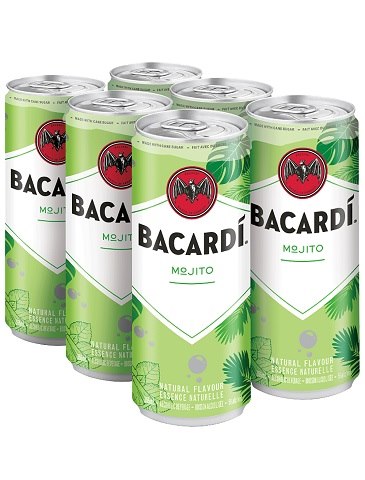 bacardi mojito 355 ml - 6 cans chestermere liquor delivery