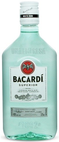 bacardi superior white rum 375 ml single bottle chestermere liquor delivery