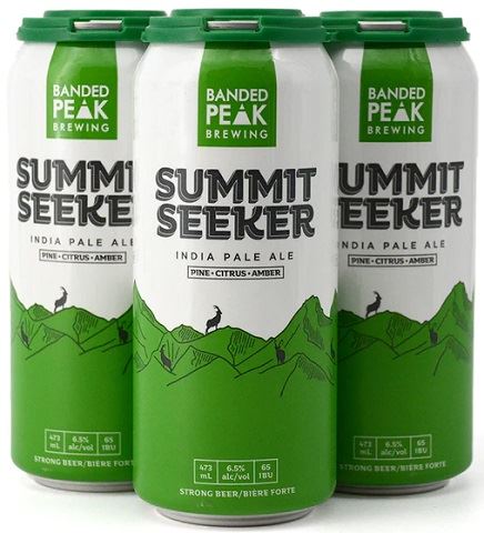 banded peak summit seeker ipa 473 ml - 4 cans chestermere liquor delivery