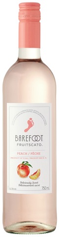 barefoot fruitscato peach moscato 750 ml single bottle chestermere liquor delivery