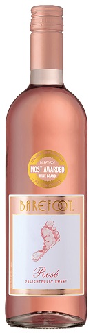 barefoot rose 750 ml single bottle chestermere liquor delivery