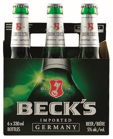 beck's lager 330 ml - 6 bottles chestermere liquor delivery