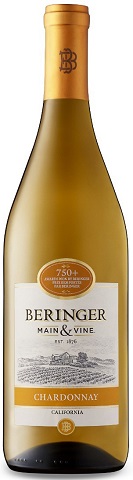 beringer main & vine chardonnay 750 ml single bottle chestermere liquor delivery