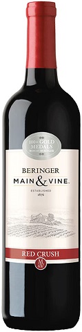 beringer main & vine red crush 750 ml single bottle chestermere liquor delivery