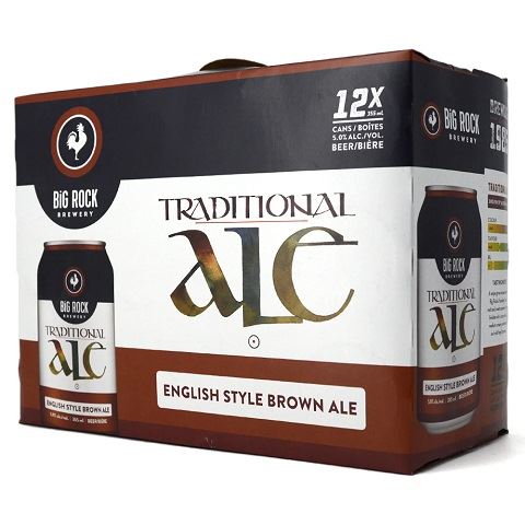 big rock traditional ale 355 ml - 12 cans chestermere liquor delivery