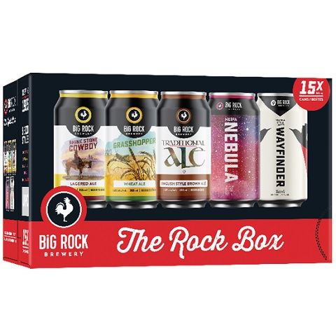 big rock variety pack 2023 355 ml - 15 cans chestermere liquor delivery