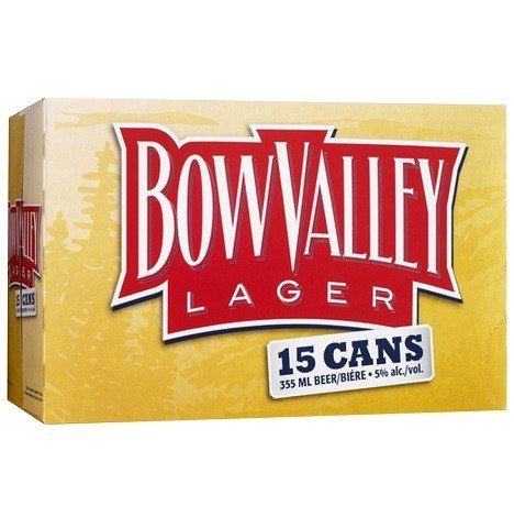 bow valley lager 355 ml - 15 cans chestermere liquor delivery