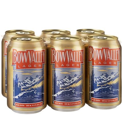 bow valley lager 355 ml - 6 cans chestermere liquor delivery