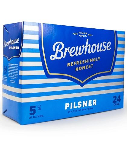 brewhouse pilsner 355 ml - 24 cans chestermere liquor delivery