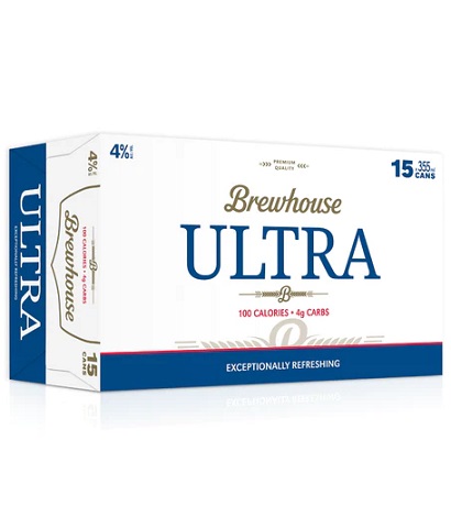 brewhouse ultra 355 ml - 15 cans chestermere liquor delivery