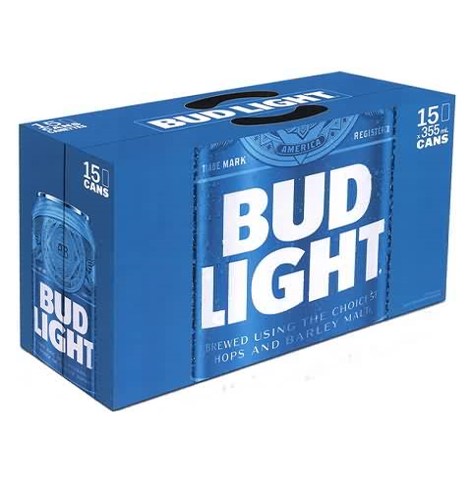 bud light 355 ml - 15 cans chestermere liquor delivery