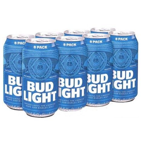 bud light 355 ml - 8 cans chestermere liquor delivery