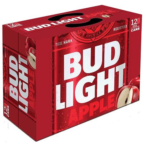 bud light apple 355 ml - 12 cans chestermere liquor delivery
