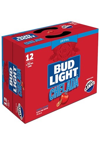 bud light chelada 355 ml - 12 cans chestermere liquor delivery