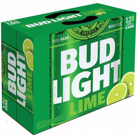 bud light lime 355 ml - 12 cans chestermere liquor delivery