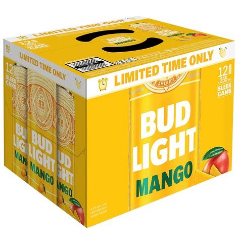 bud light mango 355 ml - 12 cans chestermere liquor delivery