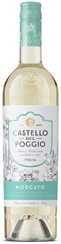 castello del poggio moscato 750 ml single bottle chestermere liquor delivery