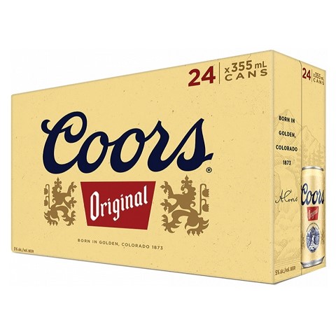coors original 355 ml - 24 cans chestermere liquor delivery