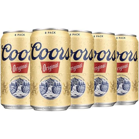 coors original 355 ml - 8 cans chestermere liquor delivery