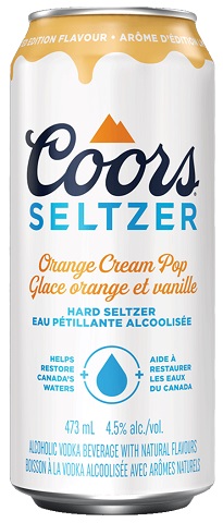 coors seltzer orange cream pop 355 ml 6 cans chestermere liquor delivery