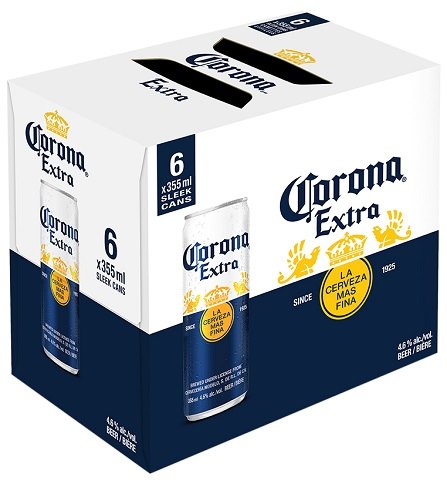 corona extra sleek 355 ml - 6 cans chestermere liquor delivery