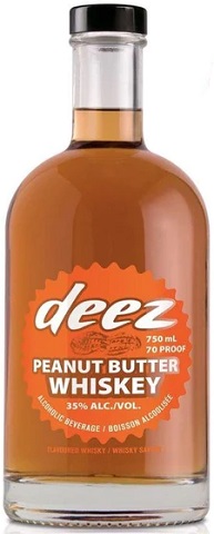 deez peanut butter whisky 750 ml single bottle chestermere liquor delivery
