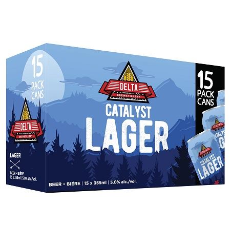 delta catalyst lager 355 ml - 15 cans chestermere liquor delivery