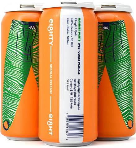 eighty-eight hammer pants west coast pale ale 473 ml - 4 cans chestermere liquor delivery