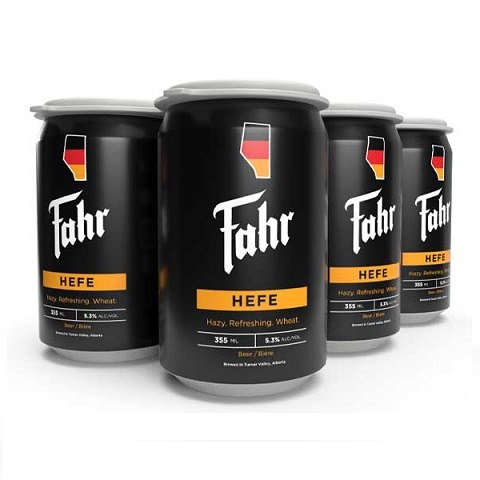 fahr hefeweizen 355 ml - 6 cans chestermere liquor delivery