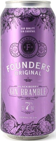 founder's original gin bramble 473 ml single can chestermere liquor delivery