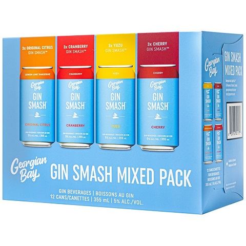 georgian bay gin smash pack 355 ml - 12 cans chestermere liquor delivery