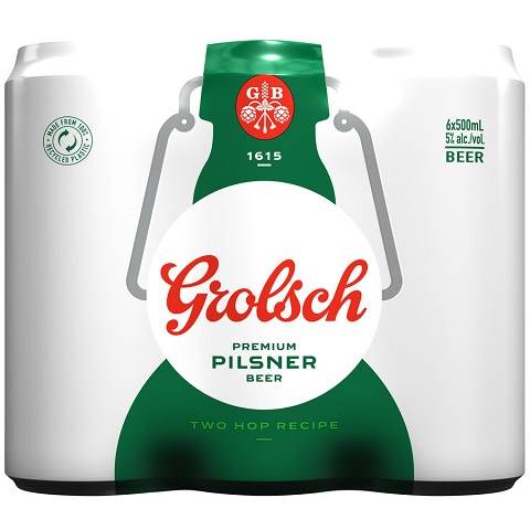 grolsch premium pilsner 500 ml - 6 cans chestermere liquor delivery