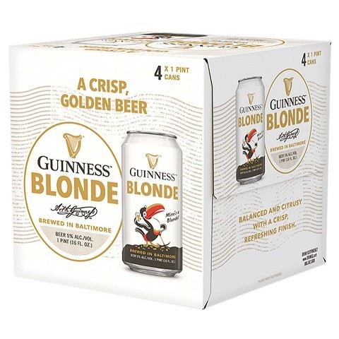 guinness blonde 473 ml - 4 cans chestermere liquor delivery