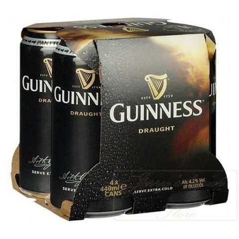 guinness draught 440 ml - 4 cans chestermere liquor delivery