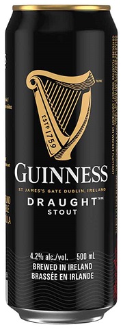 guinness draught 500 ml single can chestermere liquor delivery