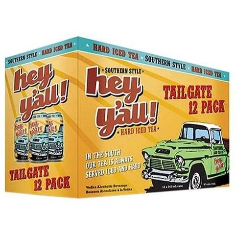 hey y'all tailgate hard ice tea 341 ml - 12 cans chestermere liquor delivery
