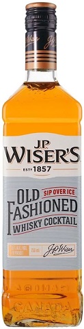 j.p. wiser's old fashioned whisky cocktail 750 ml single bottle chestermere liquor delivery