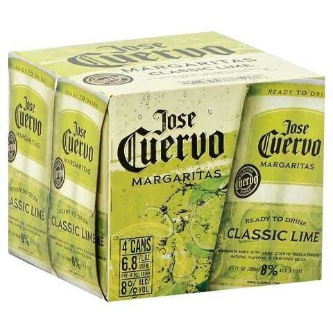jose cuervo lime margarita 355 ml - 4 cans chestermere liquor delivery