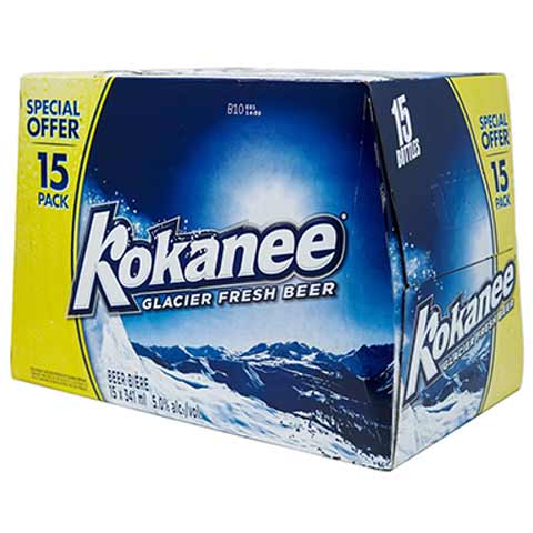 kokanee 341 ml - 15 bottles chestermere liquor delivery