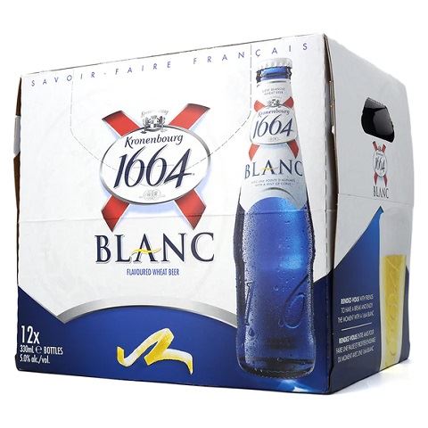 kronenbourg 1664 blanc 330 ml - 12 bottles chestermere liquor delivery