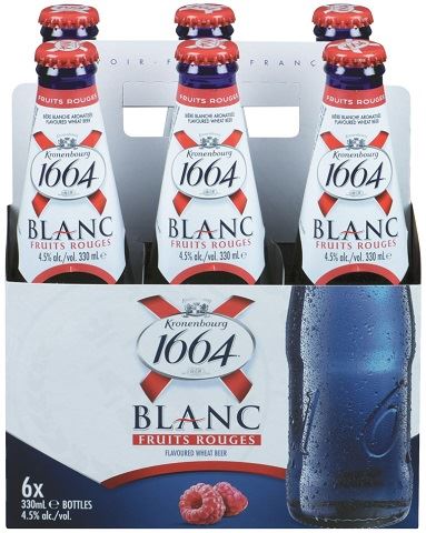 kronenbourg 1664 blanc fruit rouges 330 ml - 6 bottles chestermere liquor delivery