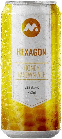metas hexagon honey brown ale 473 ml - 4 cans chestermere liquor delivery