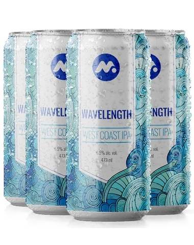 metas wavelength west coast ipa 473 ml - 4 cans chestermere liquor delivery