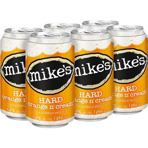 mike's hard orange and cream 355 ml - 6 cans chestermere liquor delivery